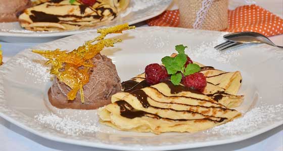 crêpes au chocolat